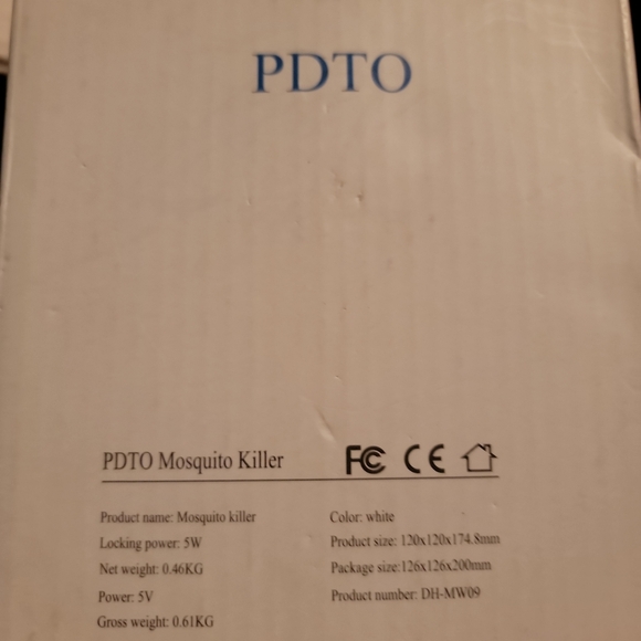 PDTO Mosquito Killer New In Box - Picture 3 of 6